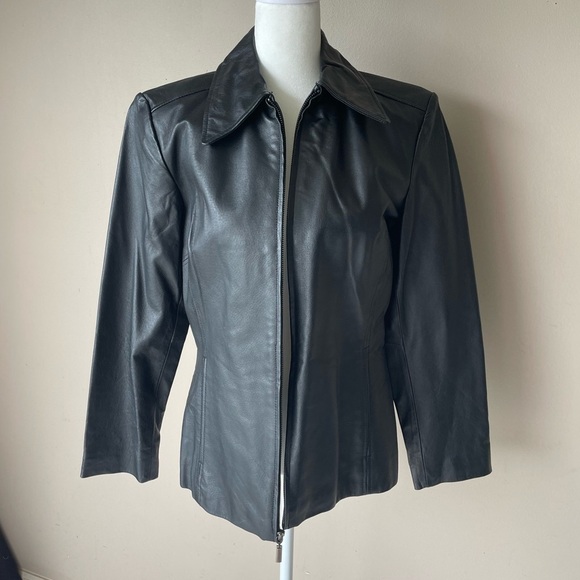 bagatelle Jackets & Blazers - Vintage (80's) Women's Bagatelle Leather Jacket - Sz. S